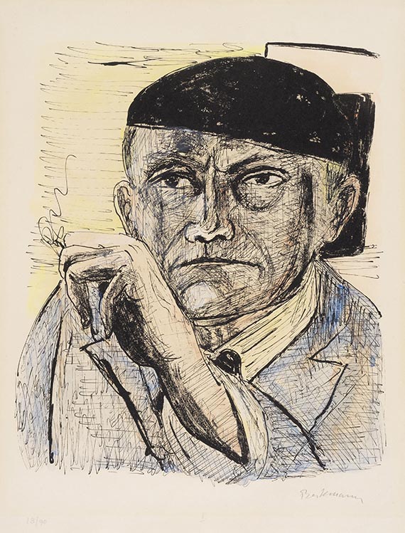 Beckmann - Self-Portrait, from: Day and Dream