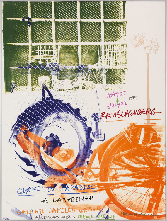 Robert Rauschenberg - Quake in Paradise - Frame image