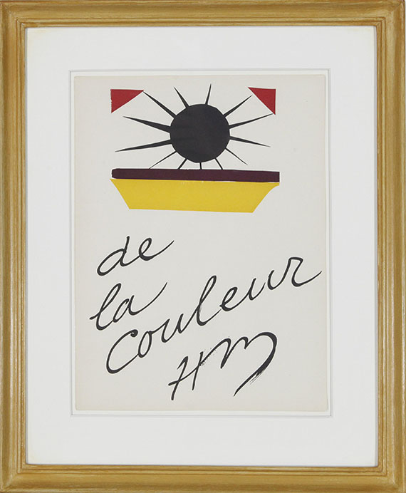 Henri Matisse - De la Couleur - Frame image