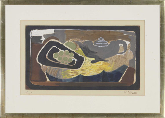 Georges Braque - Théière et Raisin (Teekanne und Traube) - Frame image