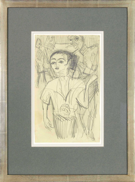 Ernst Ludwig Kirchner - Mädchen und Soldat - Frame image