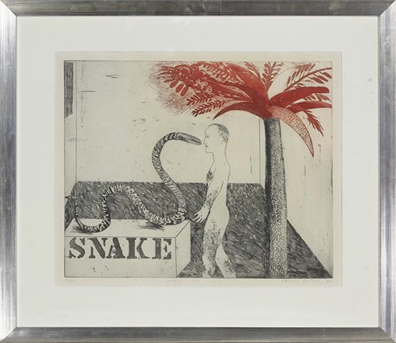 David Hockney - Jungle boy - Frame image