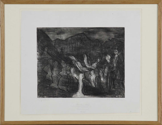 Ernst Ludwig Kirchner - Augustfeuer II - Frame image