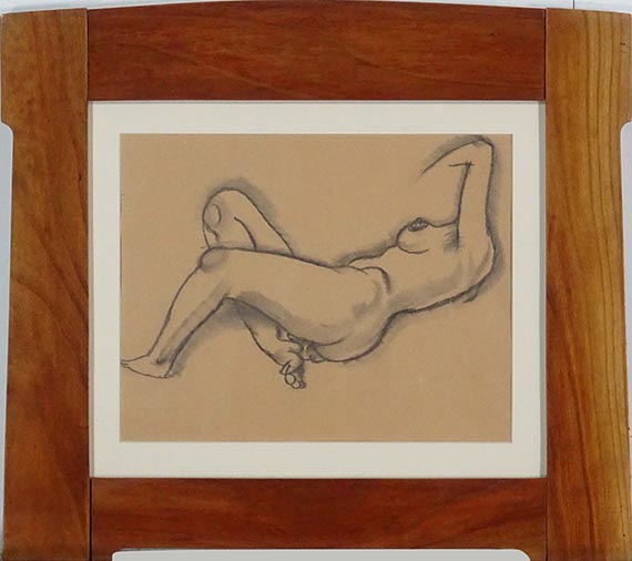George Grosz - Liegende Aktstudie - Frame image