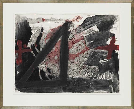 Antoni Tàpies - Triangle - Frame image