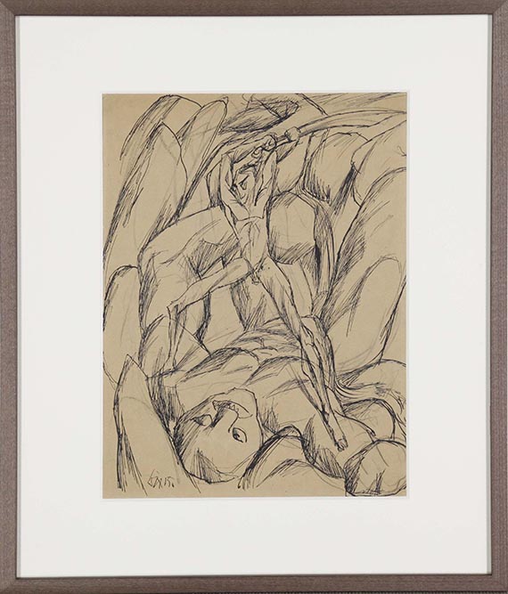 Otto Dix - David und Goliath - Frame image