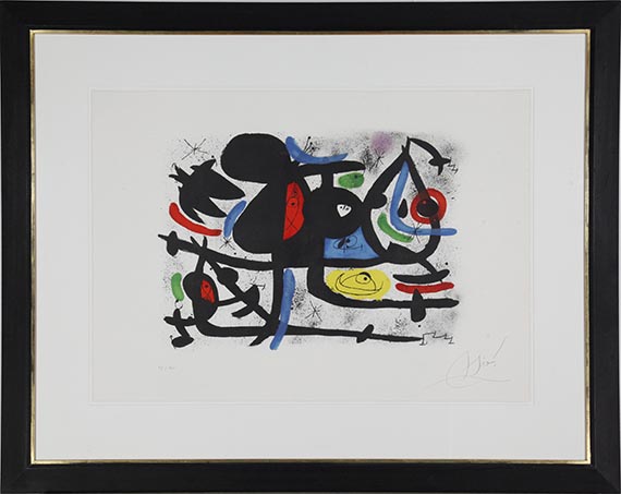 Joan Miró - La Luge des Amants II - Frame image