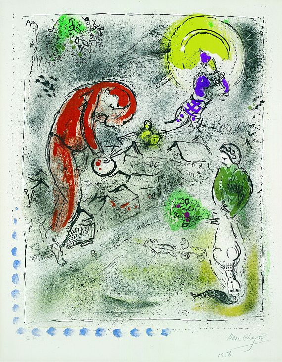 Marc Chagall - Les Toits