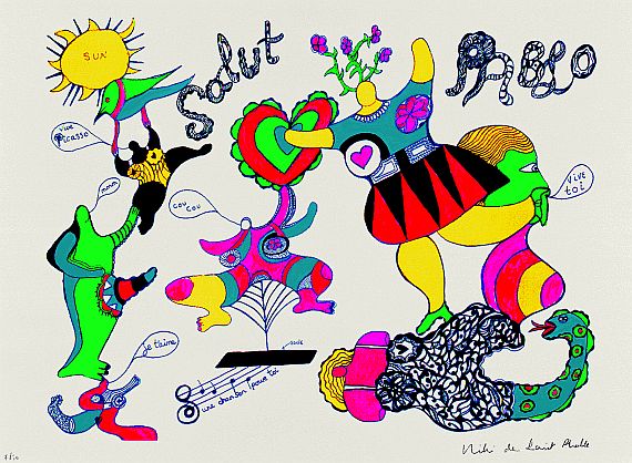 Niki de Saint Phalle - Homage à Picasso