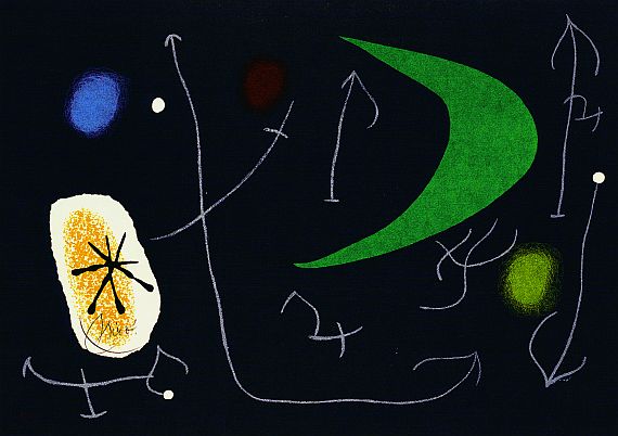 Joan Miró - Aus: Le Lézard aux plumes d´Or