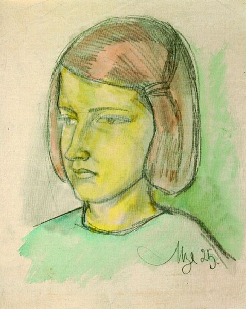 Emil Maetzel - Portrait Ruth Maetzel