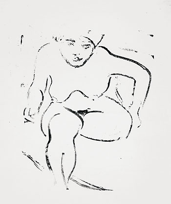 Ernst Ludwig Kirchner - Aktstudie