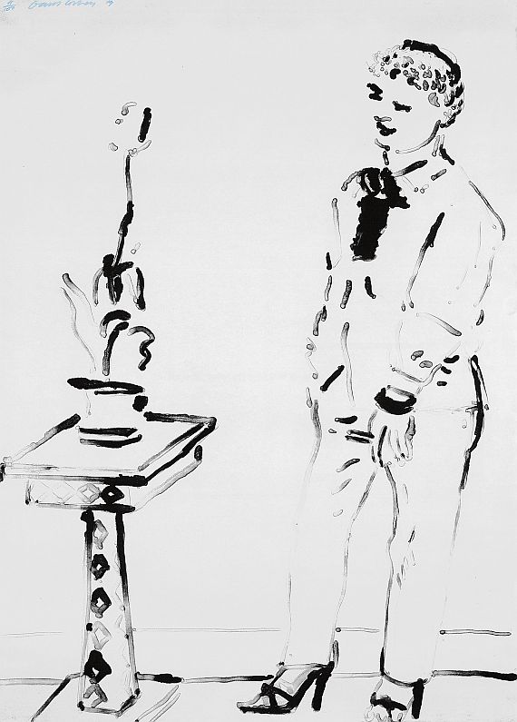 David Hockney - Celia amused