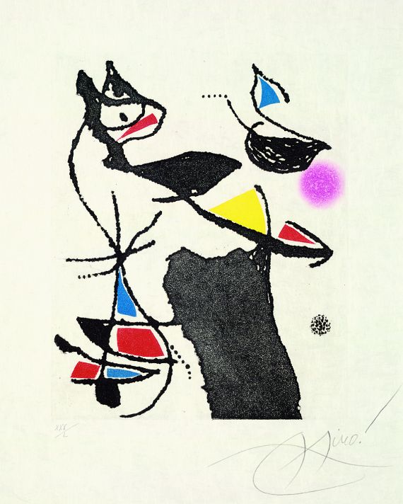Joan Miró - Aus: Le Marteau sans Maître