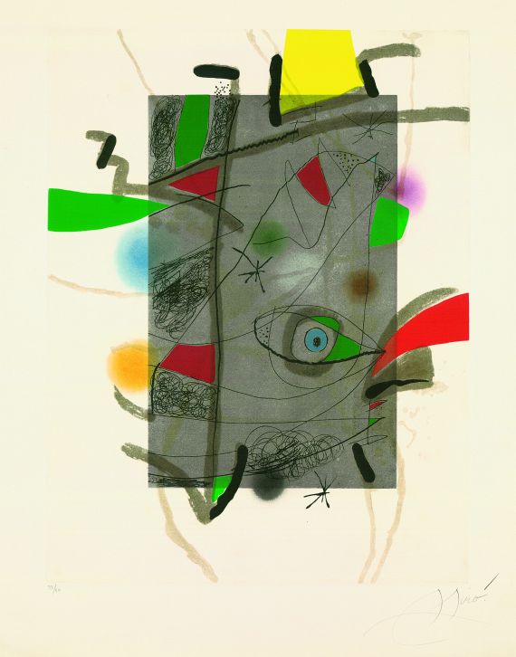 Joan Miró - Aus: Miquel Martí i Pol, Llibre dels sis sentits