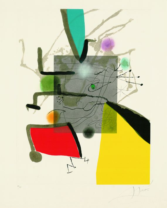 Joan Miró - Aus: Miquel Martí i Pol, Llibre dels sis sentis