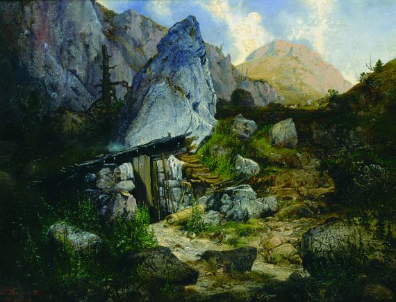 Willibald Wex - Unterstand im Hochgebirge