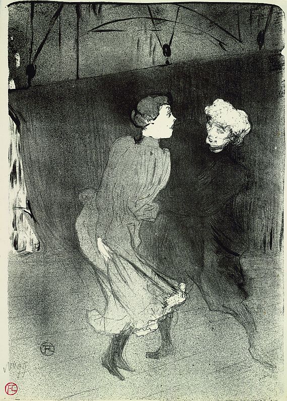 Henri de Toulouse-Lautrec - Répétition générale aux Folies Bergère, Emilienne d`Alençon et Mariquita