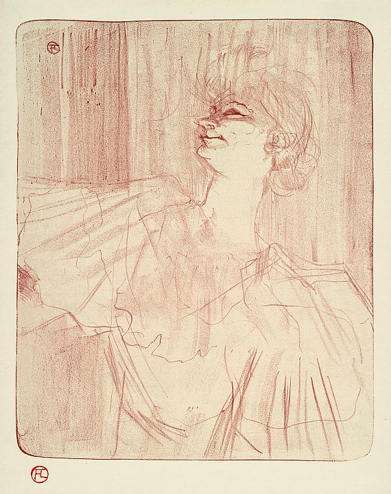 Henri de Toulouse-Lautrec - Yvette Guilbert, A Ménilmontant de Bruant