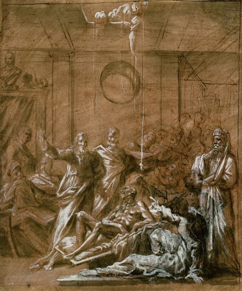 Friedrich Heinrich Füger - Christus heilt die Lahmen