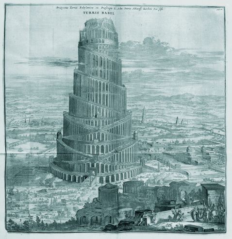 Athanasius Kircher - Turris Babel. 1679.