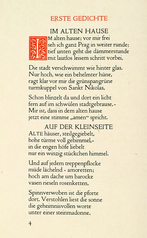   - Rilke, Gesammelte Gedichte. 4 Bde.
