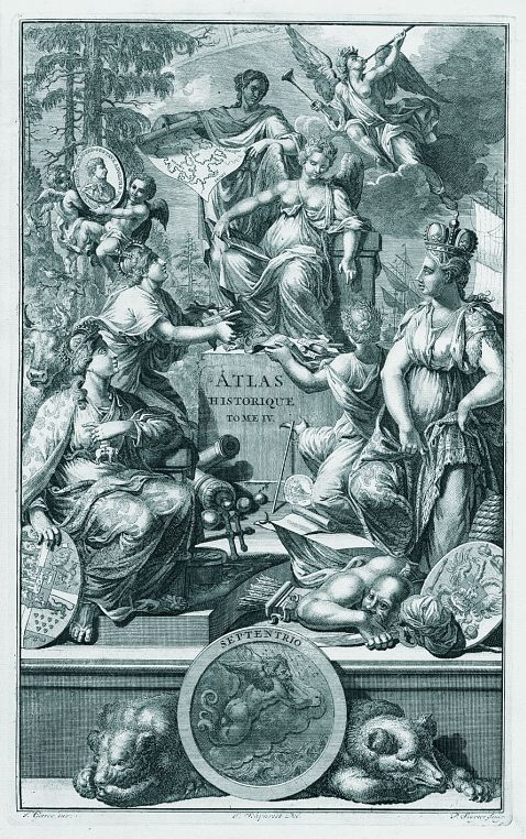 Chatelain - Atlas historique, 2 Bde.