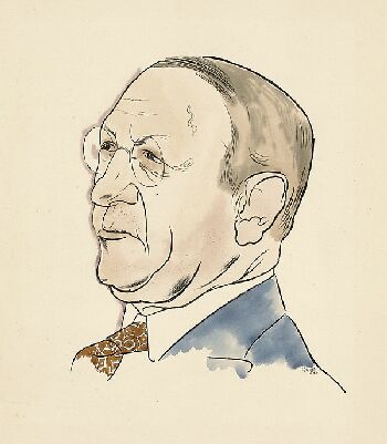 George Grosz - Porträt Max Hermann-Neisse