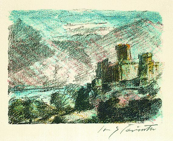 Lovis Corinth - Burg am See
