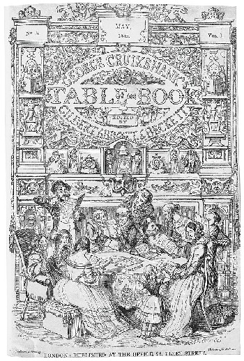 George Cruikshank - Table-Book. 1845. / Omnibus. 1842.