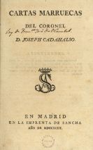 José de Cadalso - Cartas Marruecas