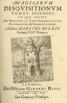 Martin Anton Delrio - Disquisitionum magicarum libri sex, 3 Bde. in 1