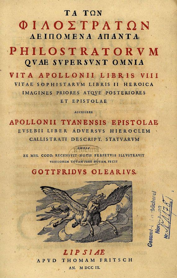 Flavius Philostratus d. Ä. - Philostratorum