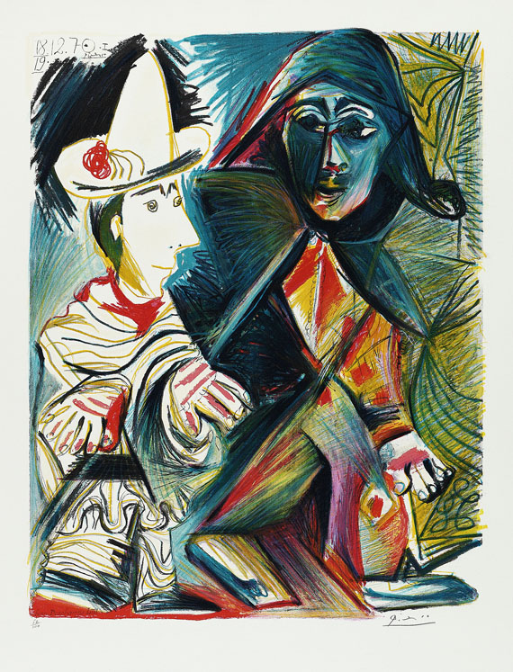 Pablo Picasso - Le Clown et l