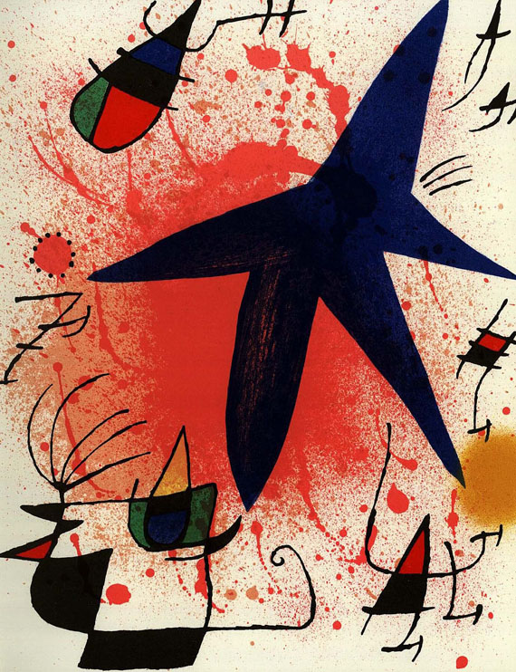 Joan Miró - Mourlot, F., Joan Miró. Lithographe I. 1972