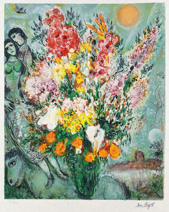 Marc Chagall - Nach - Bouquet de Fleurs