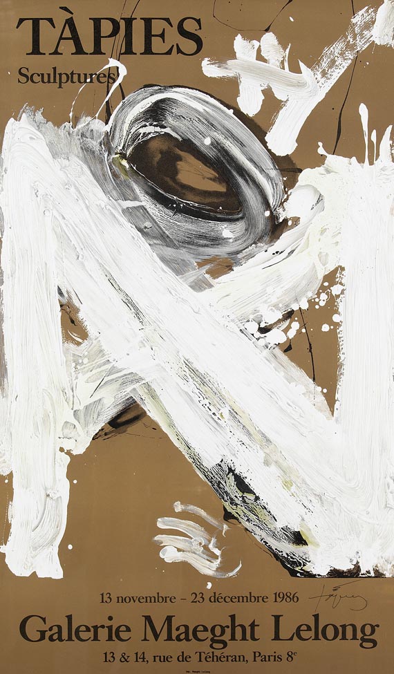 Antoni Tàpies - Plakat: Exposition "Tàpies. Sculptures"