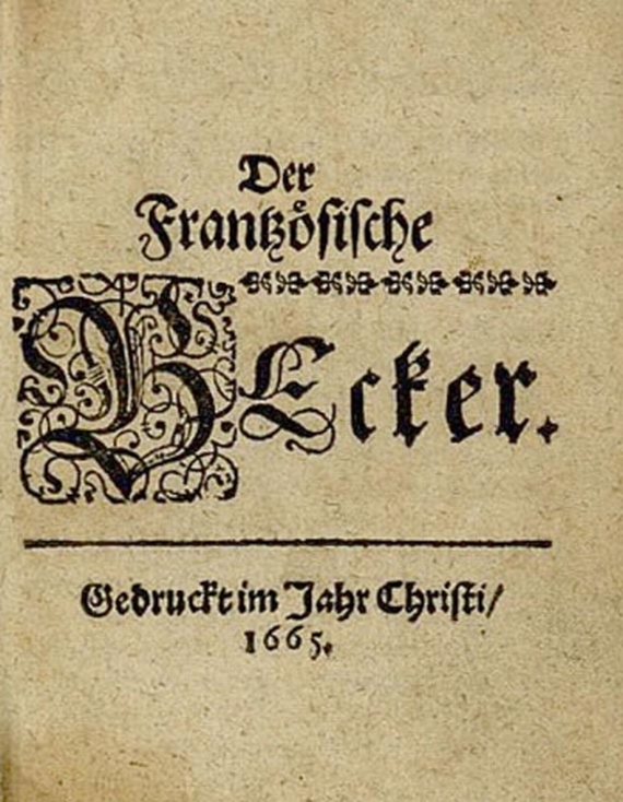 N. de Bonnefons - Der frantzösische Becker etc. 1665