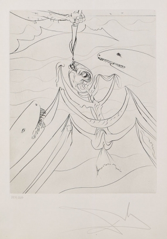 Salvador Dalí - Der alte Mann und das Meer