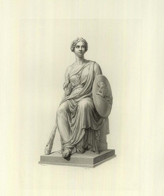 Francesco Ambrosoli - Monumento a Francesco primo. 1847.