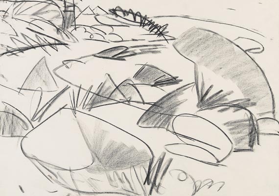 Ernst Ludwig Kirchner - Steine an der Fehmarnküste