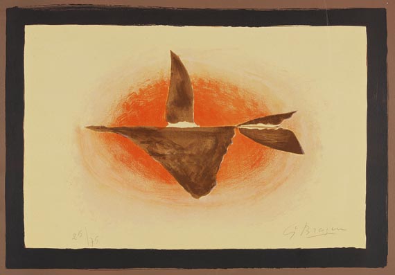 Georges Braque - Au couchant (Oiseau XVI)