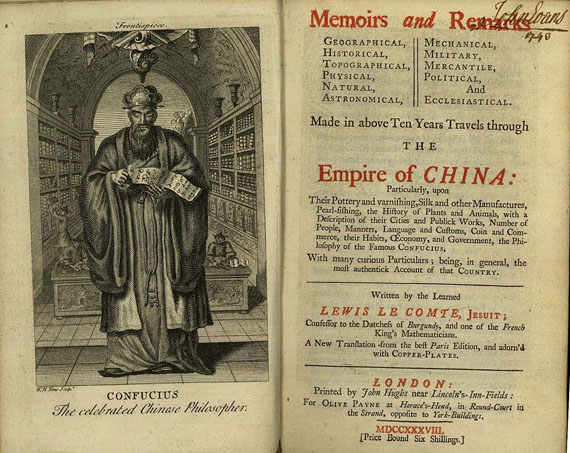 Lewis Le Comte - Empire of China. 1738