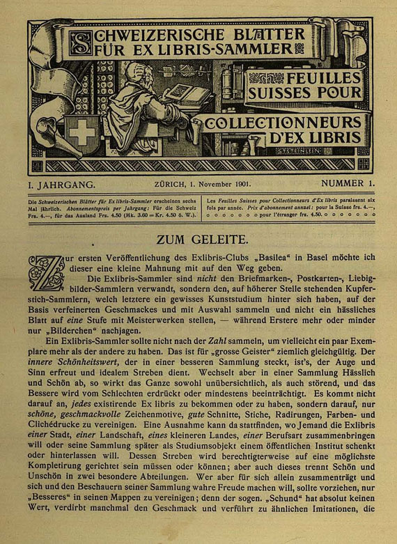   - Exlibris-Sammler, 3 Bde. 1902-1907.