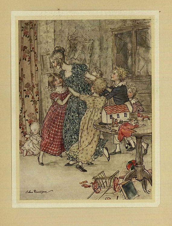 Arthur Rackham - Dickens, Der Weihnachtsabend, 1917.