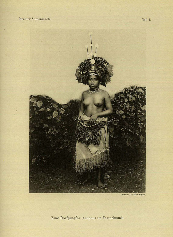 Augustin Krämer - Samoa-Inseln, 3 Bde. 1902. [52]
