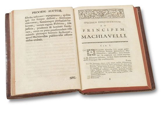   - Anti-Machiavellus. 1743 - 