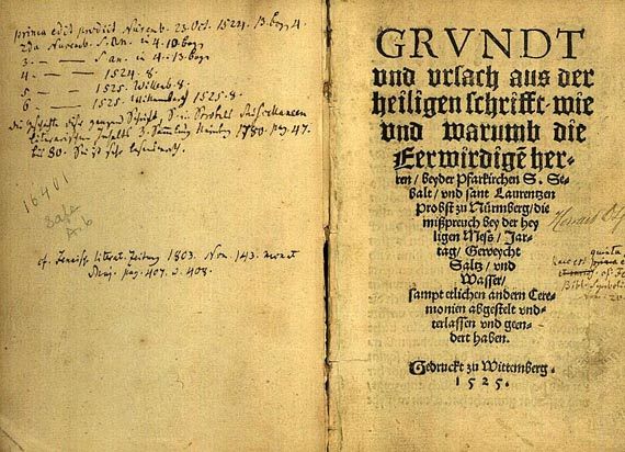 Andreas Osiander - Grundt und ursach. 1525.