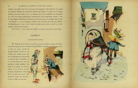Französ. Kinderbücher - Konvolut franz. Kinderbücher, 8 Tle., 1875/1928