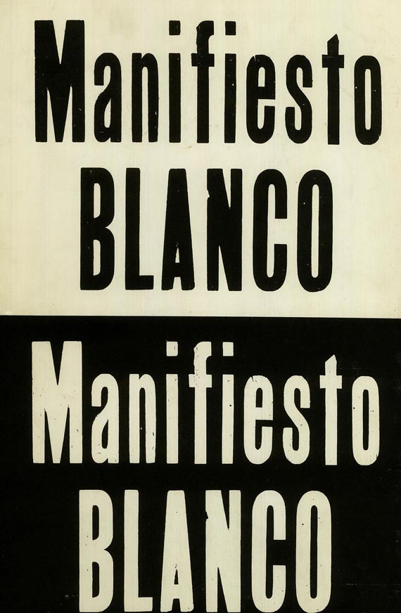 Lucio Fontana - Manifesto Blanco 1946
